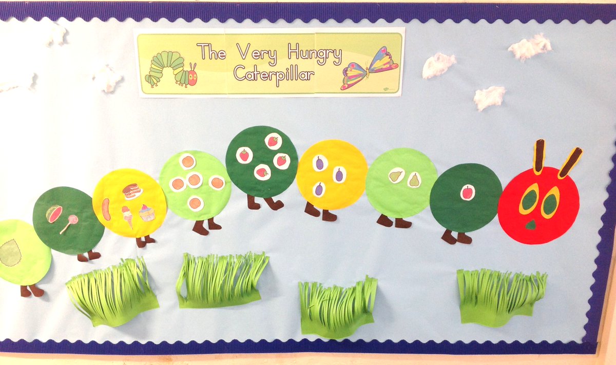 GrangeHarrow's tweet photo. @GrangeHarrow Namaka (ARMS) class has been exploring the sensory story of The Very Hungry Caterpillar. 📚✨
They made cocoon by wrapping a rugby ball in brown paper&amp; painted it. 
Handprints formed a beautiful tulip garden, using tissue paper to make rainbow-colored butterfly🌷🌈 https://t.co/U1WFoCpQBy