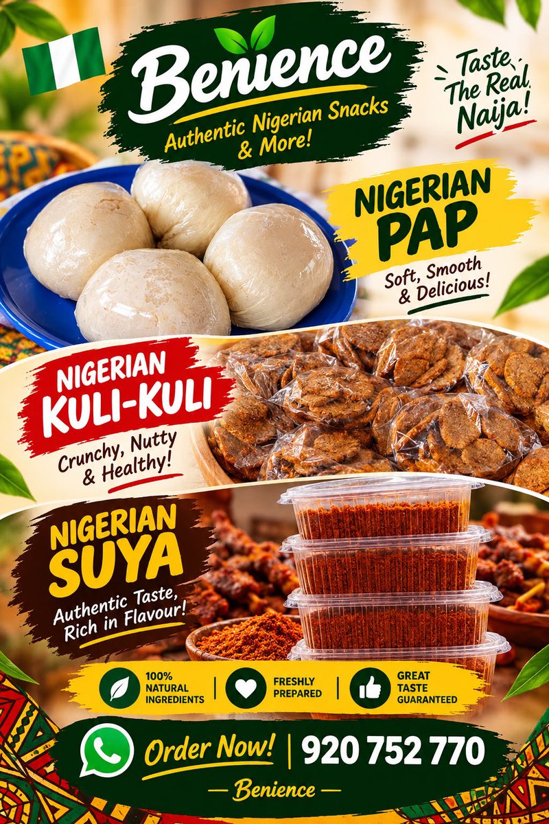 cherrychila57's tweet photo. If you are in Portugal 🇵🇹 @NIPRTCommunity these kuli kuli ,pap,and Suya pepper this is for you sooooooo good 🥰🥰🥰🥰❤️ https://t.co/ZJGeBYXEdL