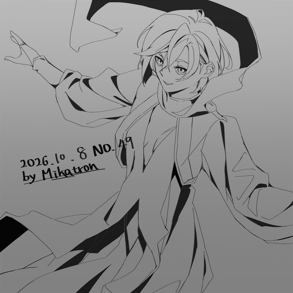 Mikatron_tron's tweet photo. 2026_10_8_NO_49_by_Mikatron (3/3_Final)
延續上禮拜，我想分享我沒睡飽時，人即使坐在椅子上，卻有種要跌倒的感覺。

這是不是一種領域展開?

#Art #イラスト #創作 #線画 #Illustration #週末の創作クラスタフォロー祭り #CharacterDesign #CharacterArt #OC #オリジナル #Mikatron #MikatronArt https://t.co/Z7KYpTg3Kx