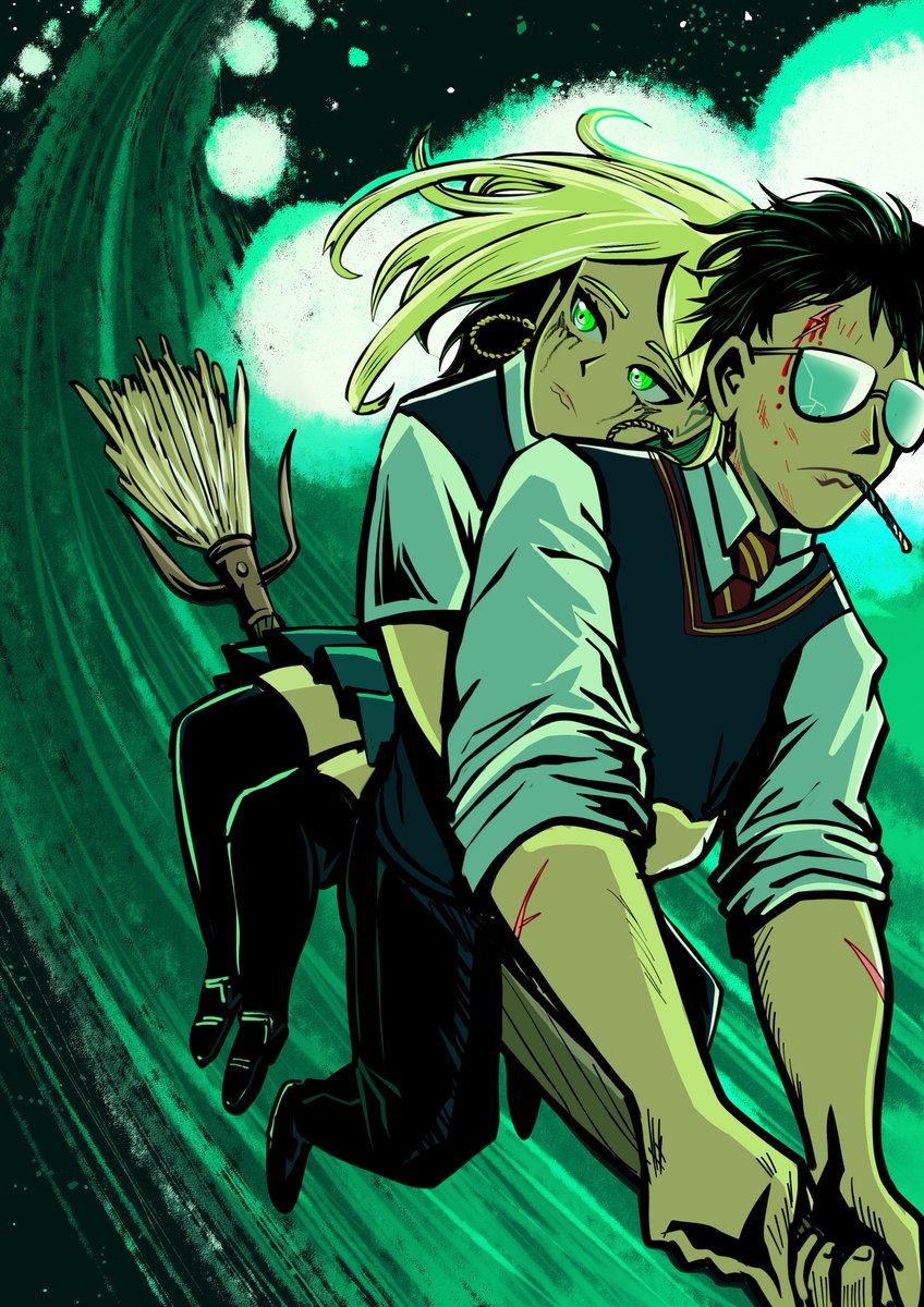 Nakkaseee's tweet photo. “Harry?” Drae called.
“Yeah?” Harry replied.
Dracaena said nothing, tightening her arms around Harry’s waist.
She watched the streetlamps blur into streaks of light behind them, resting her head against his back.
For a moment, everything felt quiet and comfortable. https://t.co/EQoAxENFfg