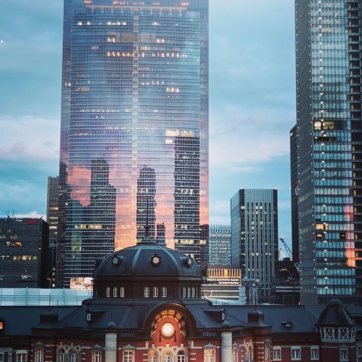 Bitch_Thinking's tweet photo. Tokyo Station: where classic architecture meets modern Tokyo. https://t.co/1iUfY4DXpP