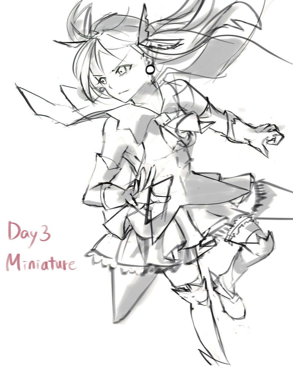 AWtistOCT's tweet photo. Day3 Miniature
#Inktober2026 #Day3 #Typemoon
 #fate https://t.co/TDR7eryFMx