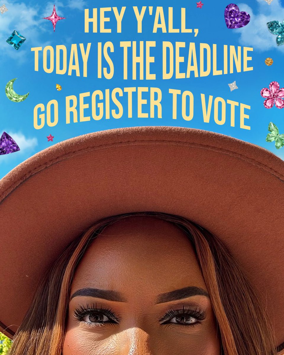 RepJasmine's tweet photo. Today, October 5, is the last day to register to vote for the November election!

Register and check your status at https://t.co/SdDQgf15Zy⁠

Your voice matters. Make sure it counts. https://t.co/AC6fEFxp3I