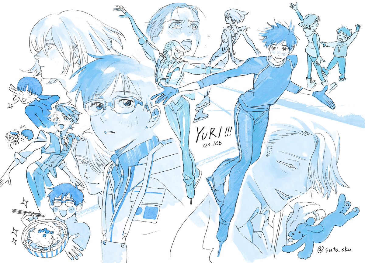 suto_oku's tweet photo. 夏に見てたアニメ
#yurionice https://t.co/4fSBvx4JIi