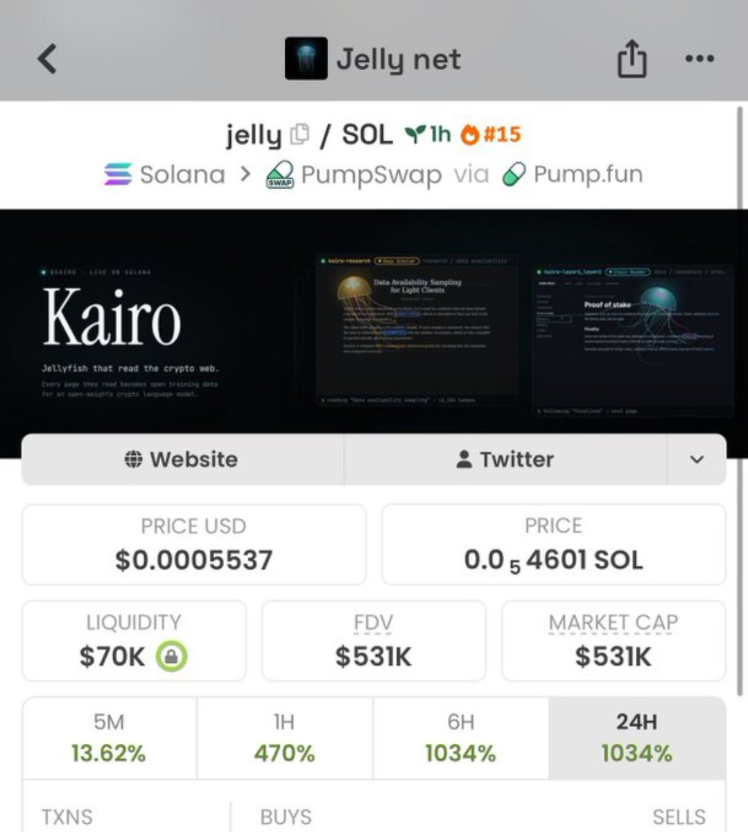 Massivepumpmast's tweet photo. Highlighted $JELLY early at just $2.7K MCAP in my private group — now around $531K! 🔥
Another major move from an early setup. 💎
The market keeps presenting opportunities.
Follow me + join the TG group & Discord so you’re ready for the next setup. 🚀
#Crypto #Trading #Altcoins

CA:
"CyDJMENR6Sbtwj4erhuARNa5cNbeK92GpNAGyXLVpump"
