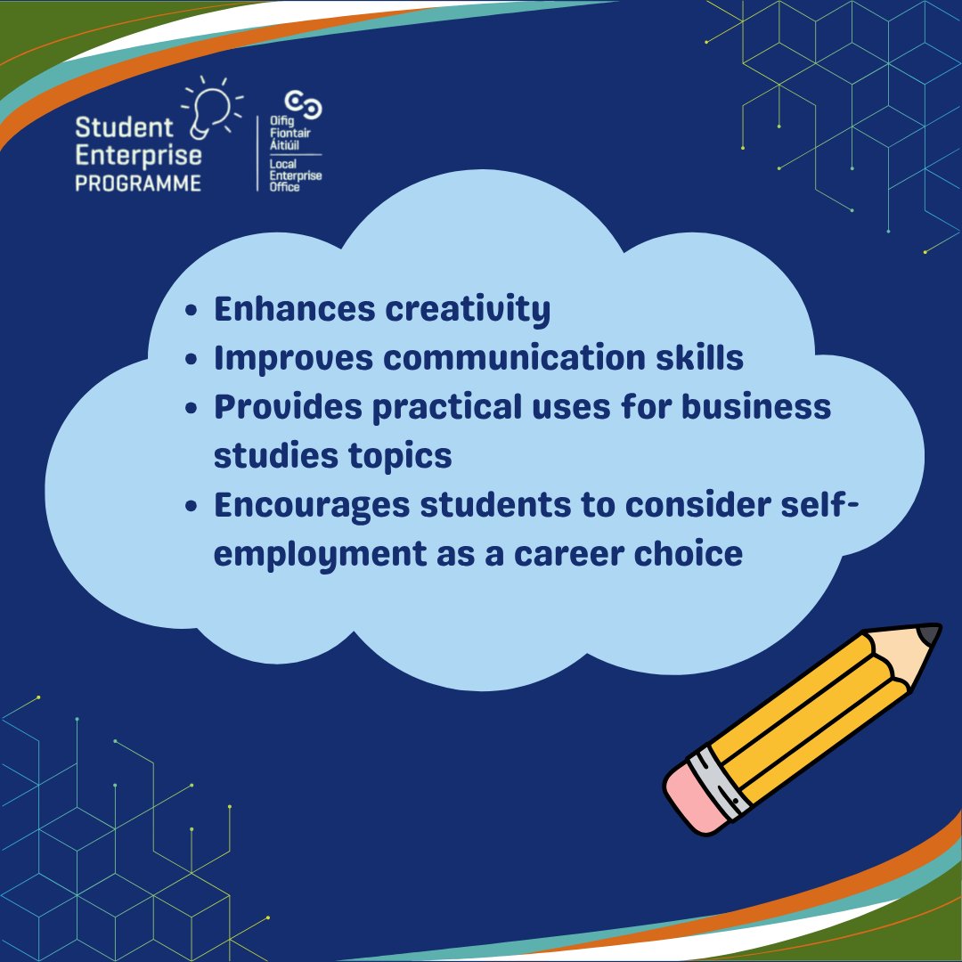 StudentEntProg's tweet photo. There are many benefits to the Student Enterprise programme - for the students, for the teachers and for the schools too! 

#studententerpriseprogramme https://t.co/5s6m3eQnEL