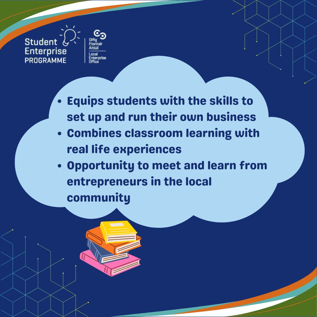 StudentEntProg's tweet photo. There are many benefits to the Student Enterprise programme - for the students, for the teachers and for the schools too! 

#studententerpriseprogramme https://t.co/5s6m3eQnEL