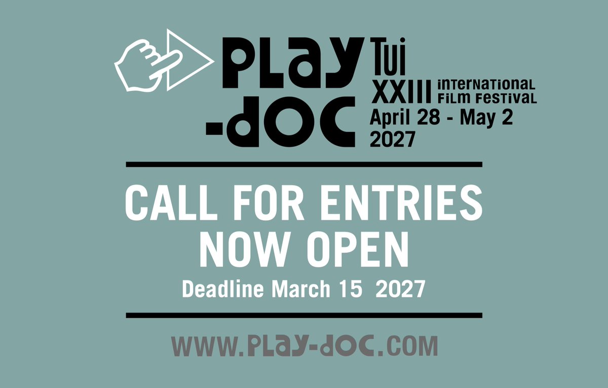PlayDocFest's tweet photo. 📢 https://t.co/YuDcgkhPBT https://t.co/esDWDJ5ONw