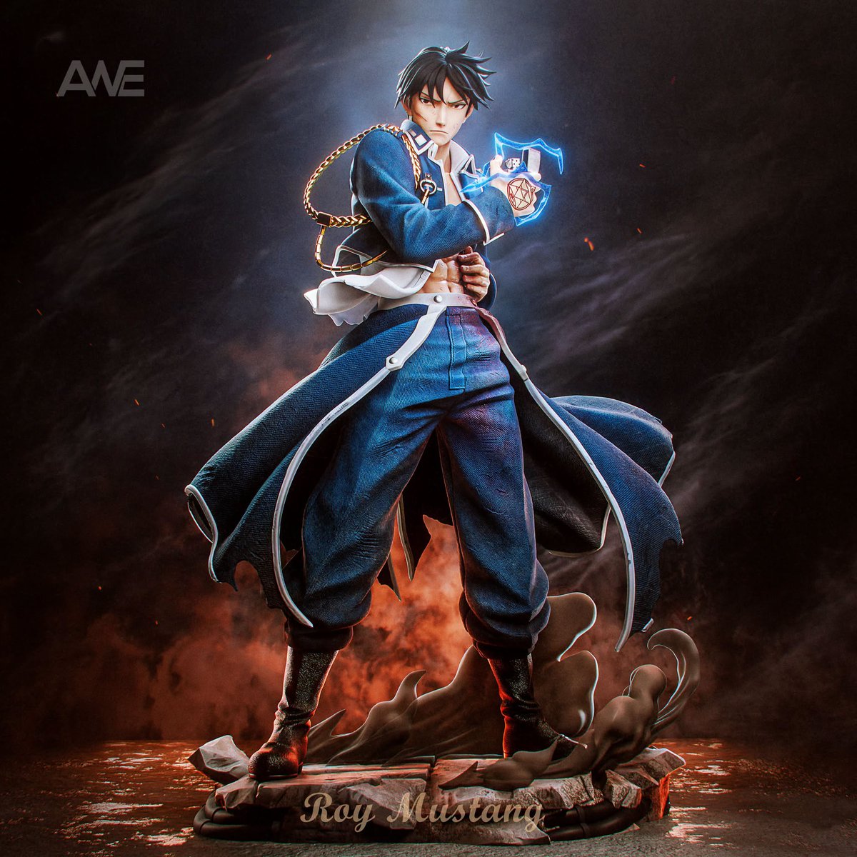 MajinStore's tweet photo. 🔥 Roy Mustang – ANE Studio
Mustang convierte una chispa en un arma devastadora gracias a una precisión que pocos alquimistas pueden igualar. Fuego, estrategia y ambición hacen del Alquimista de Fuego una fuerza destinada a cambiar Amestris.
#fullmetalalchemist #roymustang https://t.co/iHS6Xx1lh5