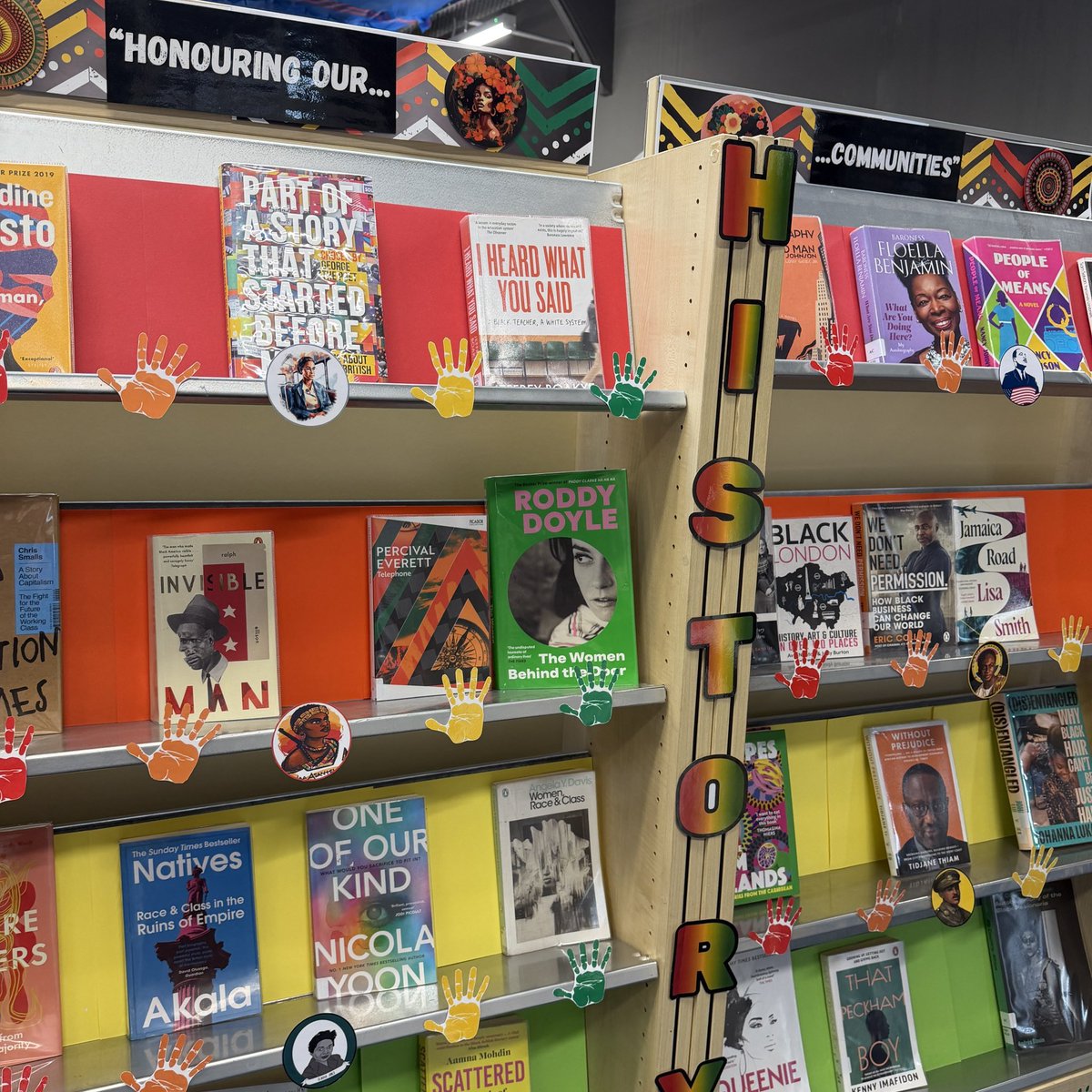 ElthamLibrary's tweet photo. October is #BlackHistoryMonth, here at #ElthamLibrary we are celebrating the achievements, rich culture and heritage of the black diaspora with a new display in the adult library. There are books across a variety of genres to be perused and borrowed! 📚 #LoveYourLibrary https://t.co/R9mBh1SNme