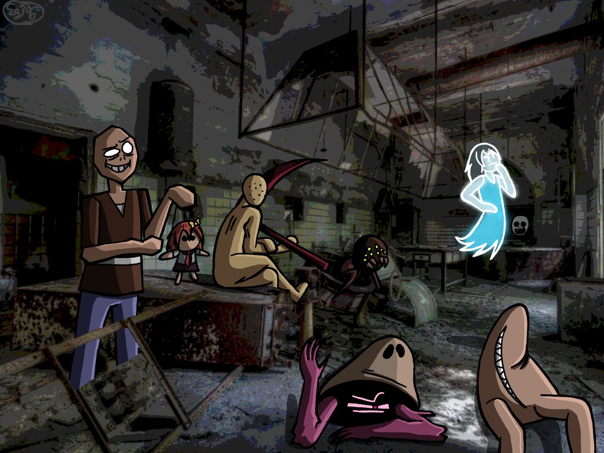 smokegrenade396's tweet photo. Spooky's Scary World Tour!
Stop 2: Poveglia Island, Italy
#spookysjumpscaremansion #sjsm #fanart #digitalart #halloween https://t.co/ZGeuV8OEBE
