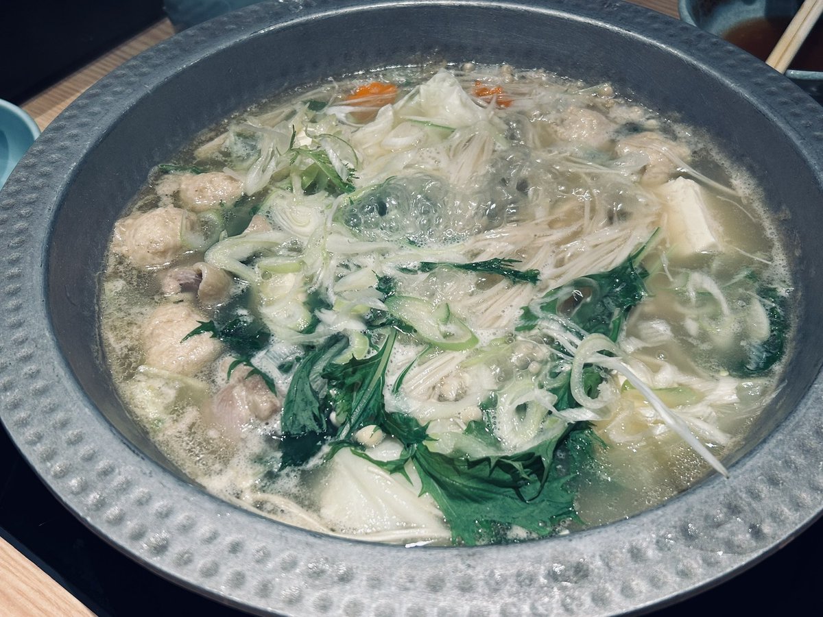 mikkegt's tweet photo. 鶏づくし水炊き https://t.co/6DdK7DjFWQ