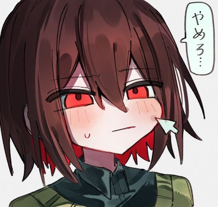 aprilmaybeill's tweet photo. Reply and I'll give u a color to post your favorite characters to!!!

I got red!!! I couldn’t find the artist of the Chara fanart though… https://t.co/EDCOKDMpr1