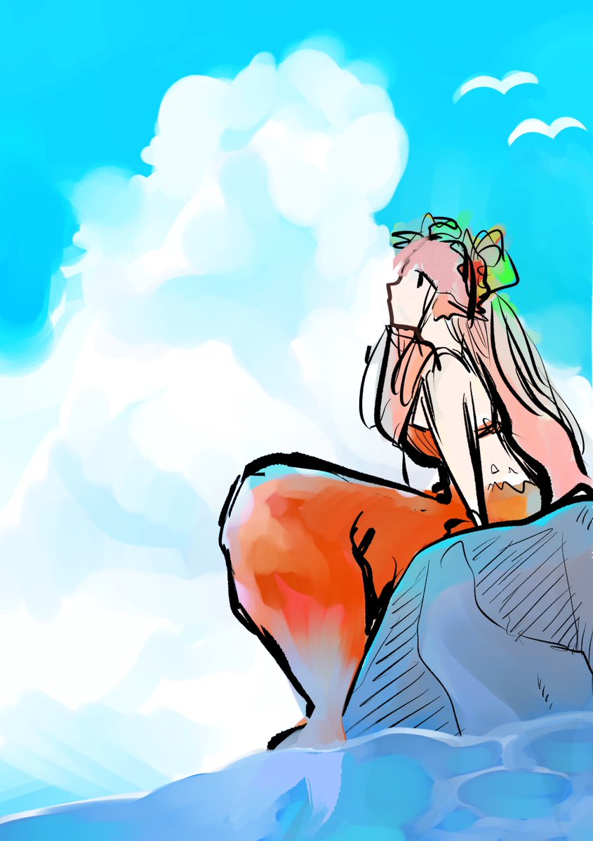 HARU_sub5's tweet photo. オリジナル作品のラフがたくさん生まれた
背景描きたくなさすぎて逃げちゃってる https://t.co/OmYUaMvDxL