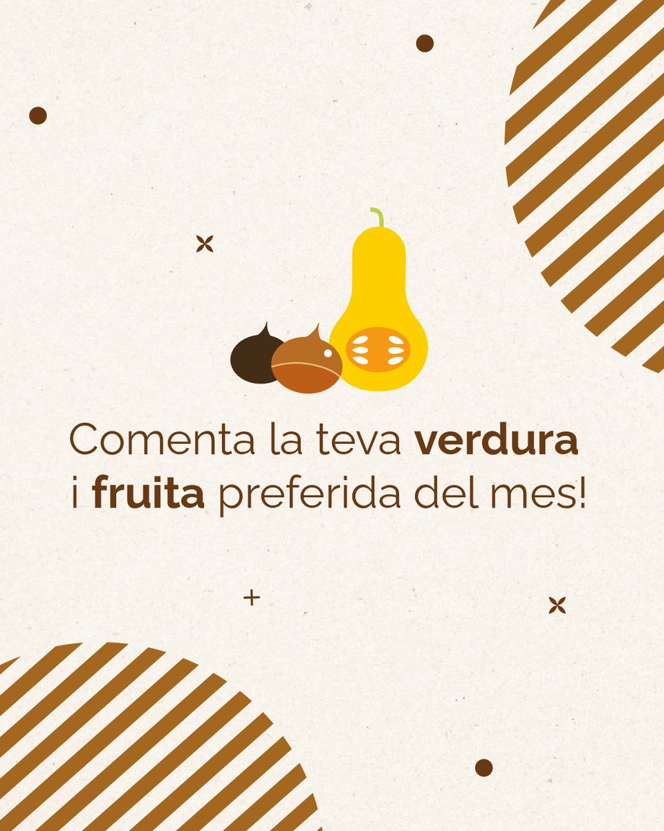 Condislife's tweet photo. L’octubre arriba amb ganes de tardor. 🍂 I nosaltres, amb ganes de castanyes torrades, moniato al forn i una bona crema de carbassa.

Descobreix els productes de temporada ideals per quan comença a refrescar! 🍠🌰

Ja els tens a la llista de la compra? https://t.co/BtHClYSkhF