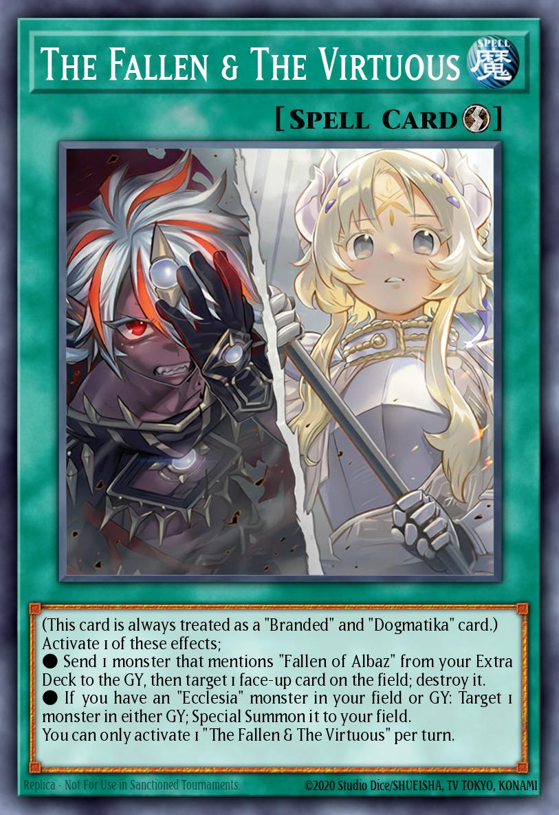 TheBystialLube's tweet photo. The Dogmatika engine is probably the most underrated engine in the game right now in my opinion. Especially in ROLAD Branded.

It provides so much utility and adds four extra interrupts to your end board and making Harmonia insane. It even lets you play walbaz in your deck. https://t.co/ed1nBfirhY