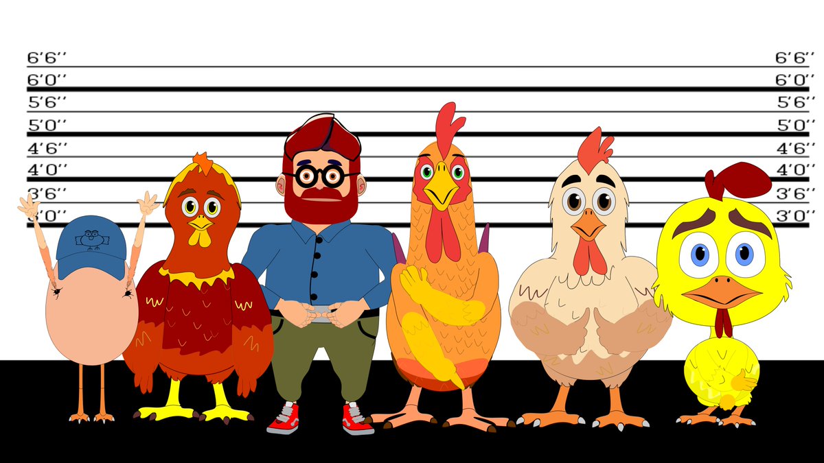 Cockingham_show's tweet photo. Meet the usual suspects. They’ve been accused of causing chaos, cracking jokes, and making a complete cluck-up of Cockingham. https://t.co/P6lndHUvvN #AnimatedComedy #FunnyAnimation #ComedySeries #IndieAnimation https://t.co/mruGGotmvn