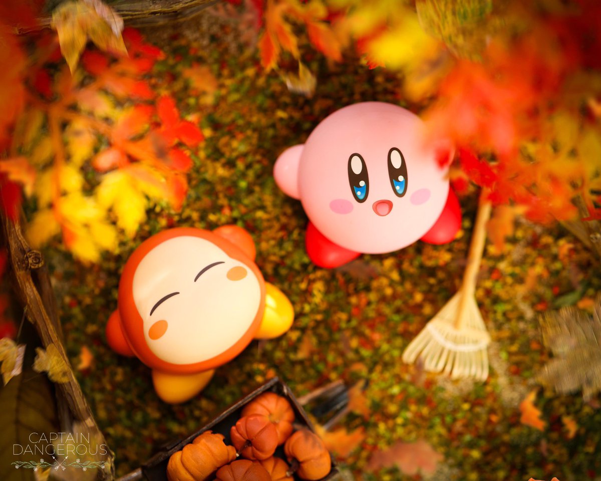 CaptDangerous64's tweet photo. Fall vibes 🍁😌 #kirby https://t.co/FCVaSA0Fpg