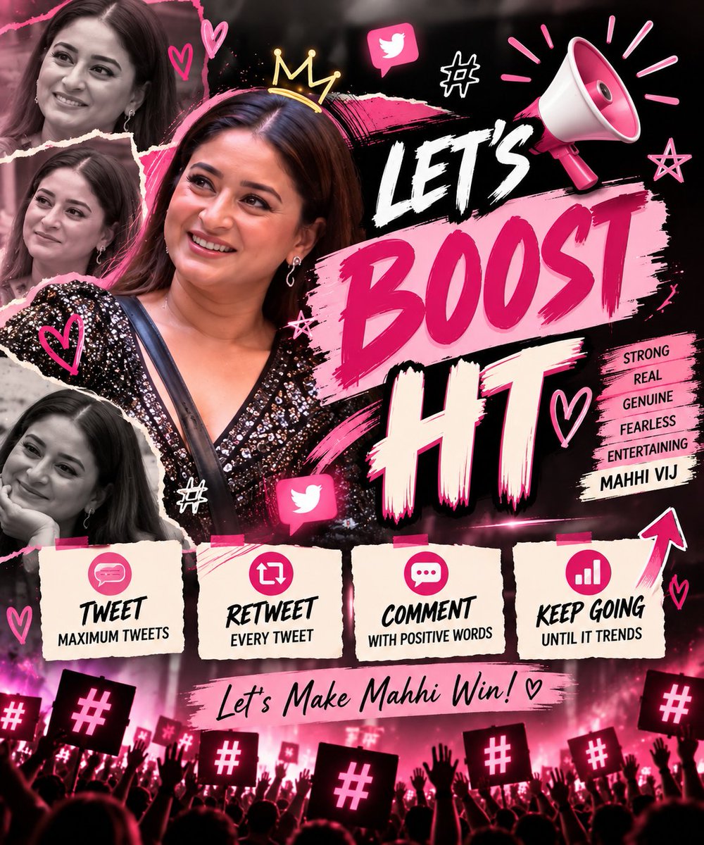 MahhiStans's tweet photo. ✧ 𝐃𝐀𝐈𝐋𝐘 𝐇𝐀𝐒𝐇𝐓𝐀𝐆𝐒 𝐁𝐎𝐎𝐒𝐓𝐄𝐑 ✧
☞Use your backup ids to comment 
☞Drop 200 Comments
☞Use pictures,shayris,Quotes
☞Like,Repost all the Comments
☞Use our offcial Hashtag
#MahhiVij in your comments 

Let's boost the hashtag count together 🙌🏻 https://t.co/qeiBMS8Duo