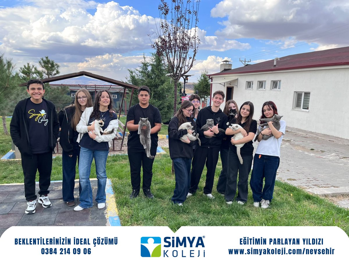 nevsehirsimya's tweet photo. 🐾 Sevgi Paylaştıkça Çoğalır! 🐾

Nevşehir Simya Koleji olarak 4 Ekim Hayvanları Koruma Günü kapsamında öğrencilerimizle birlikte Kapadokya İl Özel İdare ve Belediyeler Birliği Başkanlığına bağlı hayvan barınağını ziyaret ettik. 🐶🐱💚 https://t.co/sHTTJwl6OM