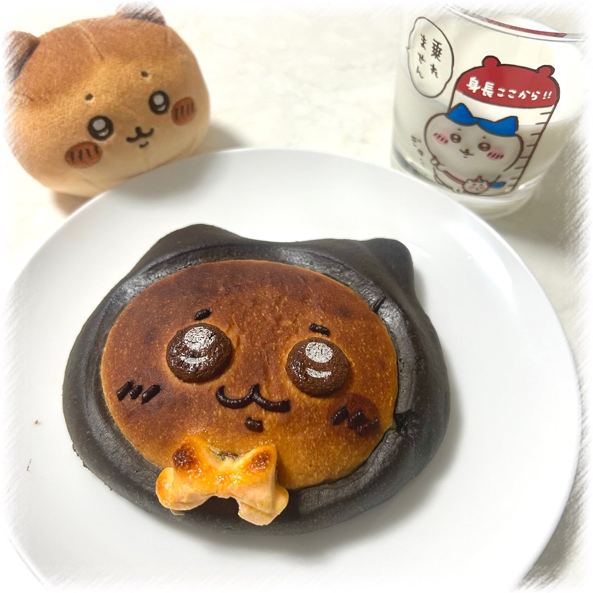 hcwrmdrak's tweet photo. 本日の朝ご飯！焼いたらハチワレ肌が焼けました( ˘ω˘ )💞 https://t.co/nHp01hXG15