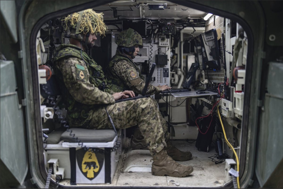 CanadianArmy's tweet photo. Combat operations require constant communication.

Check out the latest episode of the our podcast to learn how the Royal Canadian Corps of Signals is modernizing to ensure mission success on the battlefield: https://t.co/xFQBlt2zaC https://t.co/frM26T2a4X