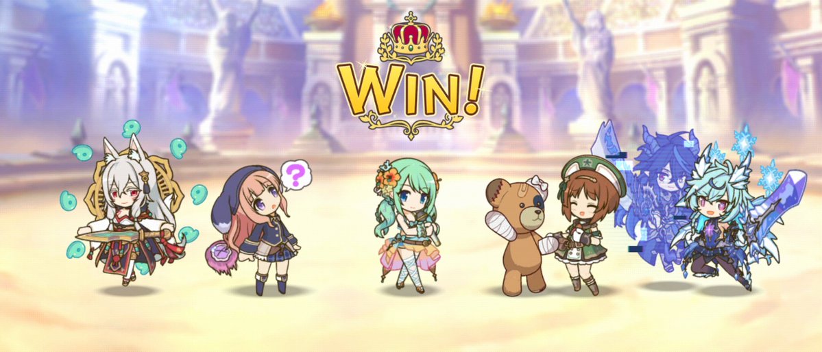 wonder_log's tweet photo. 来月からこのパーティでバトスタは行きます。

闇シェフィ:フェス限
ミホ:配布
水チカ:恒常
ルゥ:配布
陛下:交換

と、入手難易度は過去一低いが育成難易度は中の上くらい。

は？ニノンでいいって？
それ、今後対ルゥ入りの編成が出てきた時に同じこと言える？(ルゥのカウンターでニノンは確1) https://t.co/gg8pBREZNm