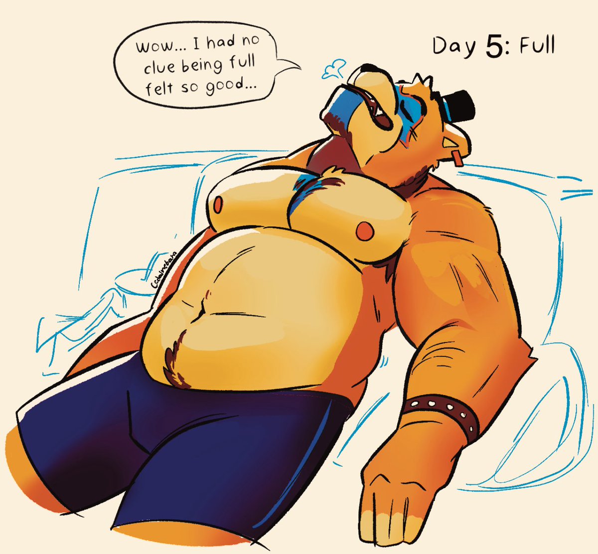 cedainebara's tweet photo. Freddy’s enjoying spoiling himself it seems
#fattytober #fattytober2026 day 5 https://t.co/Z1ZW2iY2zr