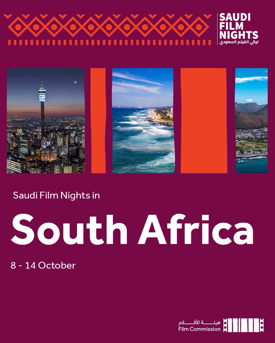 FilmMOC's tweet photo. From Spain to South Africa…

#SaudiFilmNights continues its journey across cities around the world, showcasing Saudi cinema and building lasting cultural bridges between nations, reinforcing Saudi Arabia’s position as an active partner in the global film landscape. https://t.co/fz5HNuMi1R