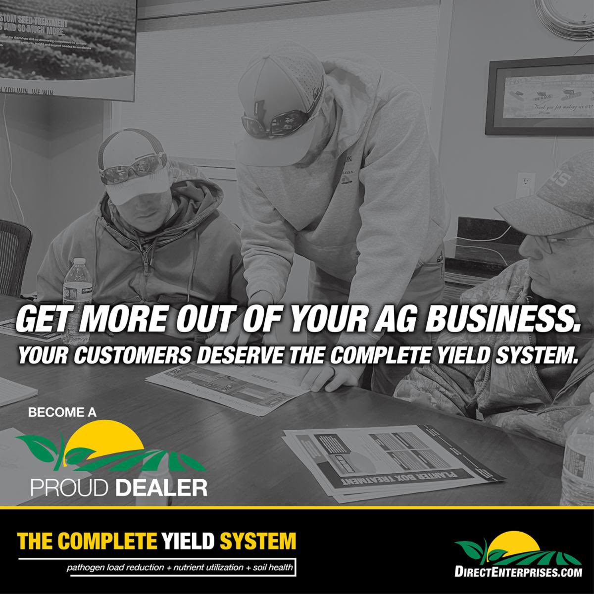 DirectEntInc's tweet photo. Please reach out to your sales rep or give Bill a call at 214-213-5698 📲 to discuss working together to serve growers in your geography and provide an additional revenue stream for your operation. 

#agronomy #seedtreatment #corn #soybeans #spraytank https://t.co/b4PxhJuYRy