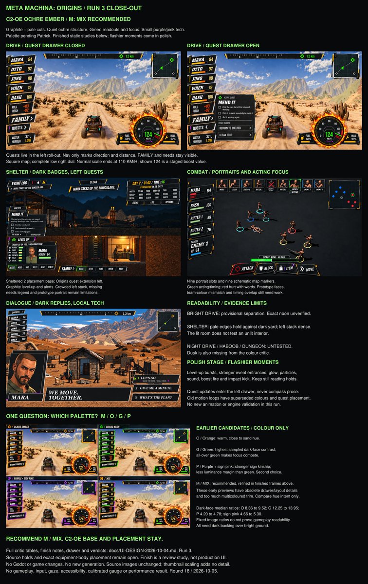 1DigitalC's tweet photo. UI Testing for my game.
AI lets you experiment at an unprecedented rate and budget.
Doing a final example pass now before settling.
I will be sharing more build process and journey images on the way to Steam listing.
#Starfall #MetaMachina https://t.co/gADNUHeRlz