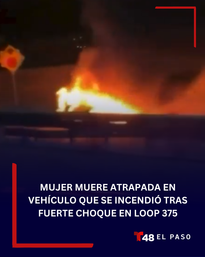 TelemundoEP's tweet photo. 🚨 Nuevos detalles revelan cómo ocurrió el fatal accidente que cobró la vida de una mujer sobre Loop 375. 

Más aquí: https://t.co/wWTvk0kI0W

#Telemundo48EP #ElPaso #Accidente #EPPD https://t.co/1QZa0Vamqe