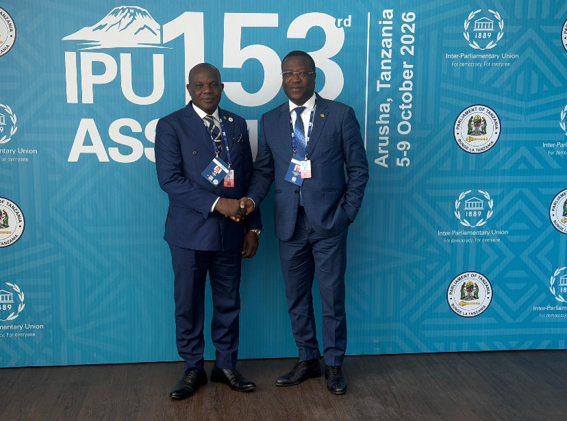 KodjoAliPros's tweet photo. #Togo prend part à la 153ᵉ Assemblée de UIP « Parlement du monde », à #Arusha, en https://t.co/WXhTBGan6b délégation togolaise est conduite par l’Honorable DZREKE Ayao VP de l’Assemblée nationale et Chef de délégation, aux côtés,l’Honorable PASSOU Essohanam Charles
 #UIP #Arusha https://t.co/VmQvoY8wis
