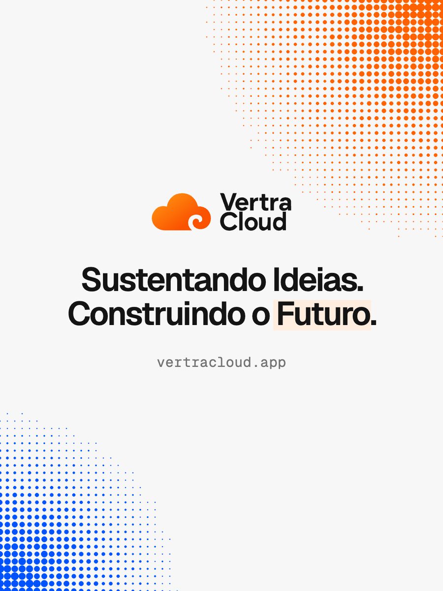 vertracloud's tweet photo. A partir de R$ 1,99, hospede seu projeto na Vertra Cloud!

Acesse: https://t.co/1NElT1vSKj https://t.co/vieRY2kjDK