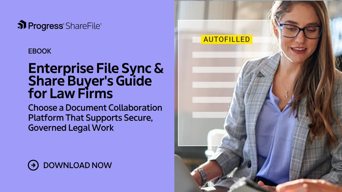 sharefile's tweet photo. Legal teams handle sensitive information every day. ⚖️ 

So, how to choose a document collaboration platform? 🤔 

This eBook breaks down the key features, vendor questions &amp; evaluation criteria you need to make the right choice. 

Download now: https://t.co/2iAibTdrEt https://t.co/EBXvd5zvGv