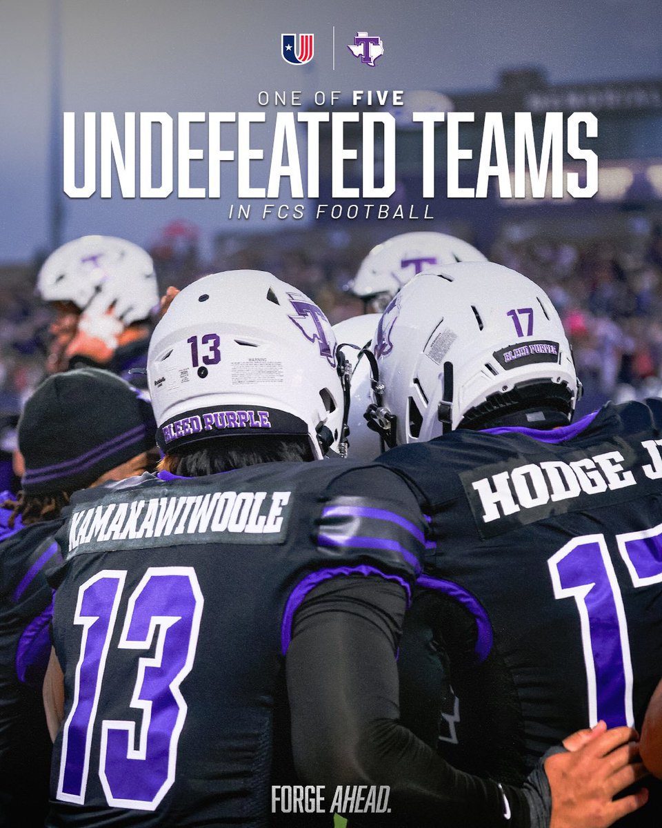 uacfootball's tweet photo. 5-0 π―
@TarletonFB x #ForgeAhead https://t.co/GnkjzQI7WP