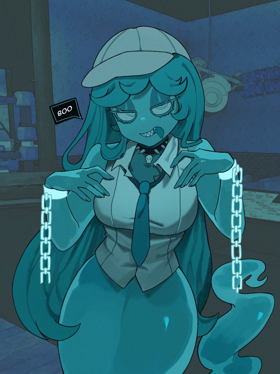 ItsMaYumi2's tweet photo. Conniee the ghost https://t.co/t2Vgjbad25