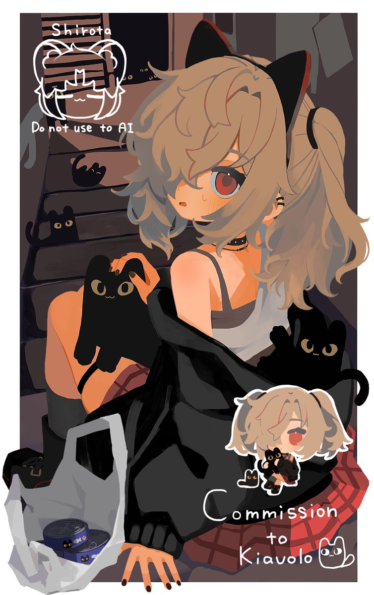 petapeta84's tweet photo. Skeb納品しました🐈 https://t.co/809o0bX6YM