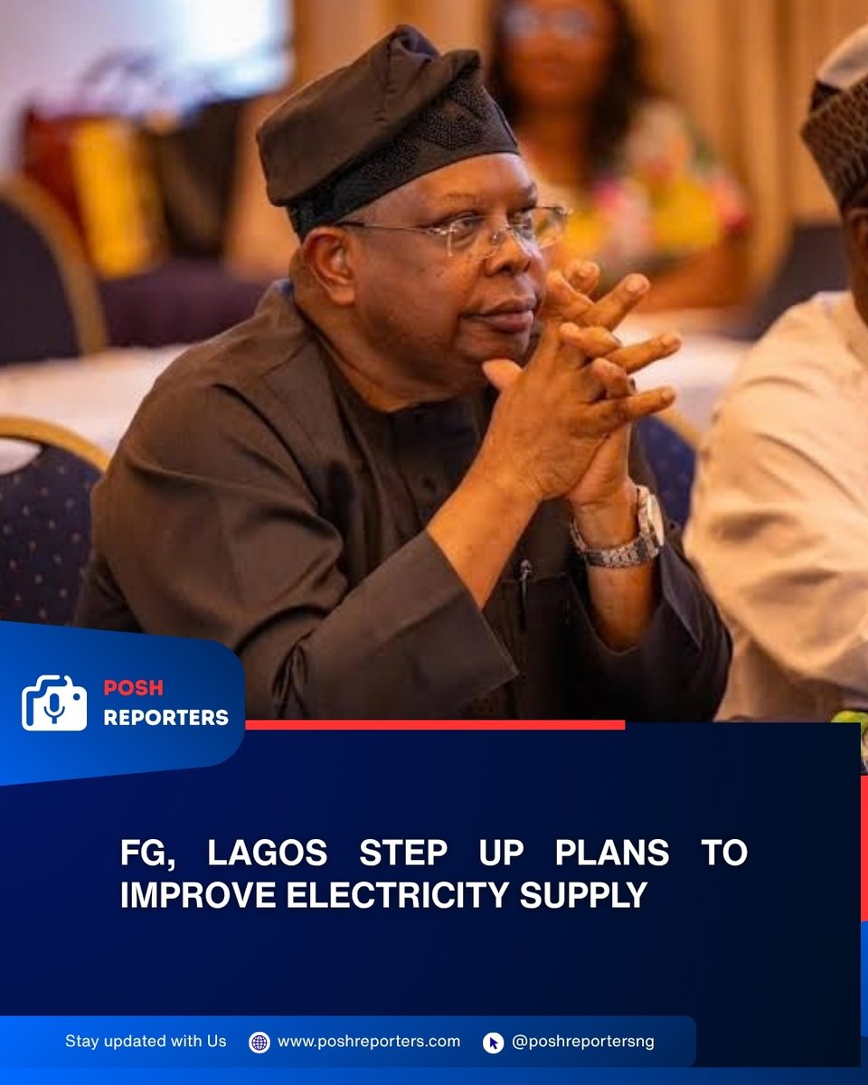 poshreportersng's tweet photo. The Federal Government and Lagos State are deepening collaboration aimed at improving electricity supply, as Lagos targets more reliable power for residents, businesses and industries.
https://t.co/TCZBigQEvy
#PoshReporters #Lagos #PowerSector https://t.co/1XIsMlyczz