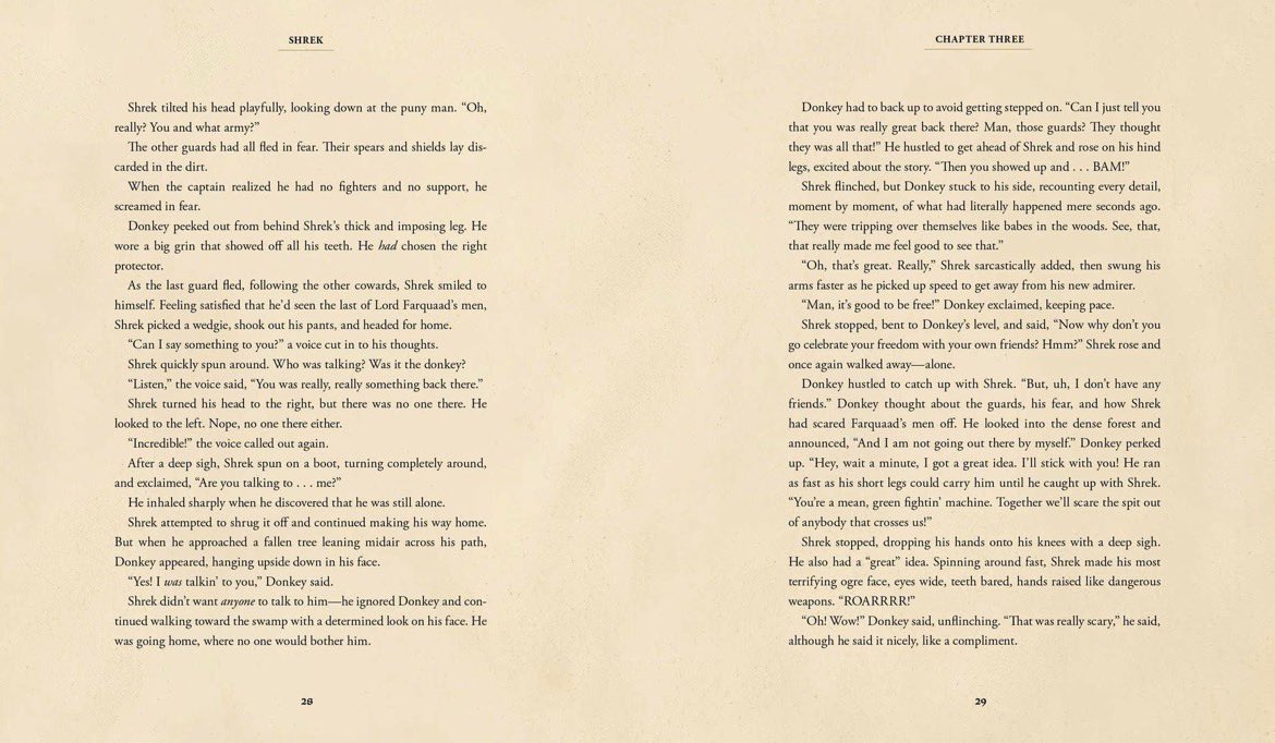 NicktoonFan's tweet photo. We now have gotten the first look at some of the pages of Shrek: The Illustrated Novelization! 

Source: https://t.co/sAUkBPNtKe https://t.co/rx1NheKblH