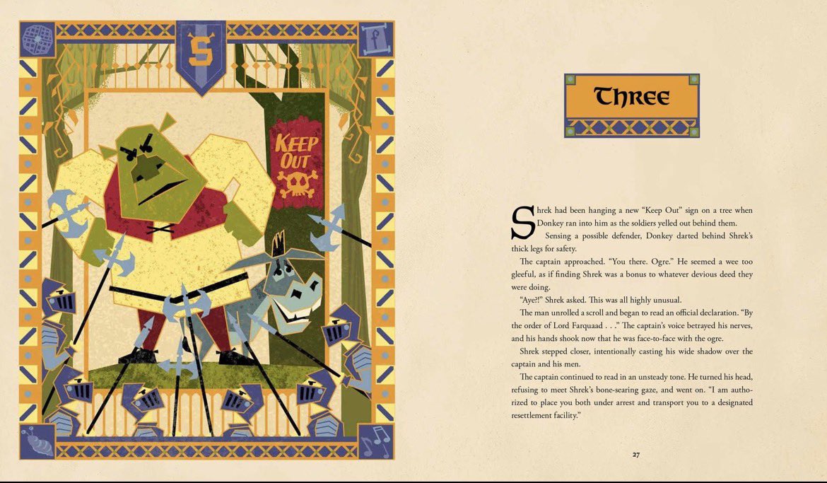NicktoonFan's tweet photo. We now have gotten the first look at some of the pages of Shrek: The Illustrated Novelization! 

Source: https://t.co/sAUkBPNtKe https://t.co/rx1NheKblH