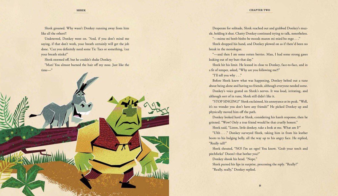 NicktoonFan's tweet photo. We now have gotten the first look at some of the pages of Shrek: The Illustrated Novelization! 

Source: https://t.co/sAUkBPNtKe https://t.co/rx1NheKblH