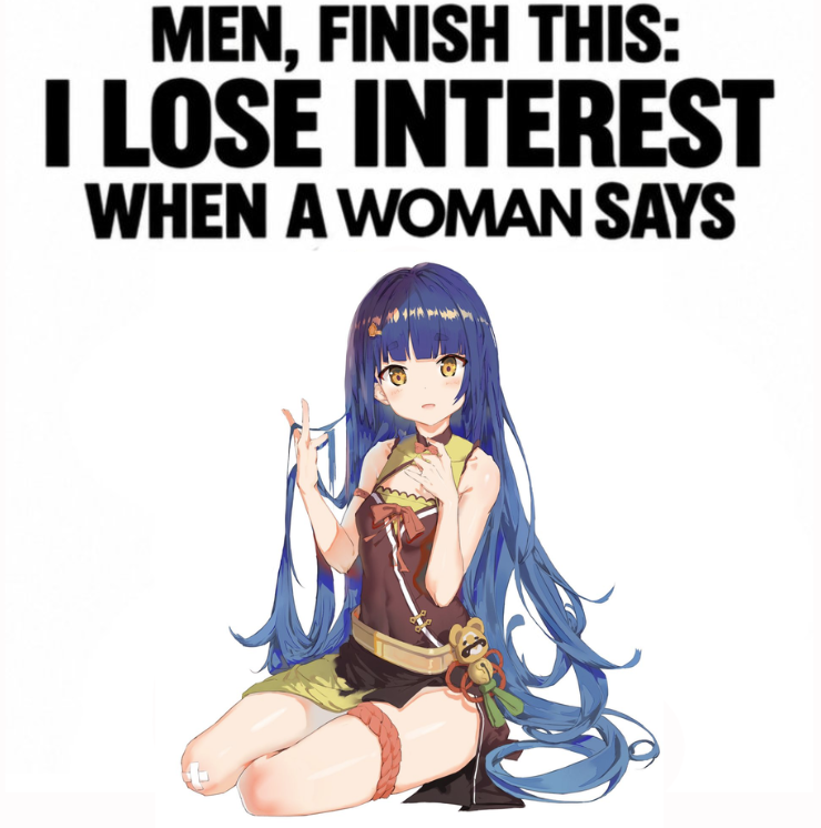 LeahVtuber_'s tweet photo. be honest boys… what instantly makes you lose interest? https://t.co/VKfcrczzLK