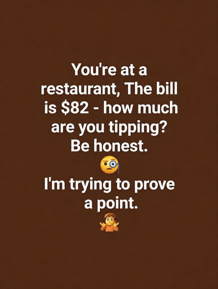 kierstcheyy's tweet photo. If the service was good, $16 $17 20% is a solid tip. 😹🍽️ https://t.co/wmA4FqmO1C