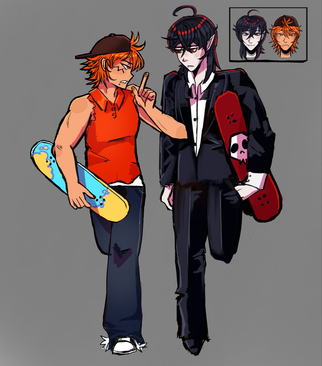 DoubleHalos's tweet photo. Art Dump Doodles: all full body practice and or learning to draw male characters.

- Zed and Ashe doodle
- Winter Guardians doodle (One more faithful to OG &amp; One more humanoid)
- Dear Dollie and Summer Fantasy doodle
- Converting SE/DV art into ref sheet

#RoyaleHigh https://t.co/6raKYzucJx