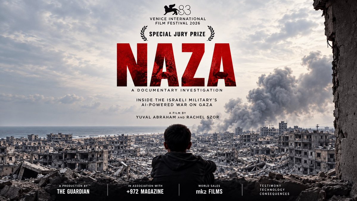 jsoufi's tweet photo. 🎬 I watched #NAZA. 

A chilling, dystopian documentary that I strongly recommend seeing in cinemas or watching when it becomes available online for free next month.

🧵A few thoughts on what this film tells us, from a legal perspective.👇 https://t.co/DS74UYqR7i