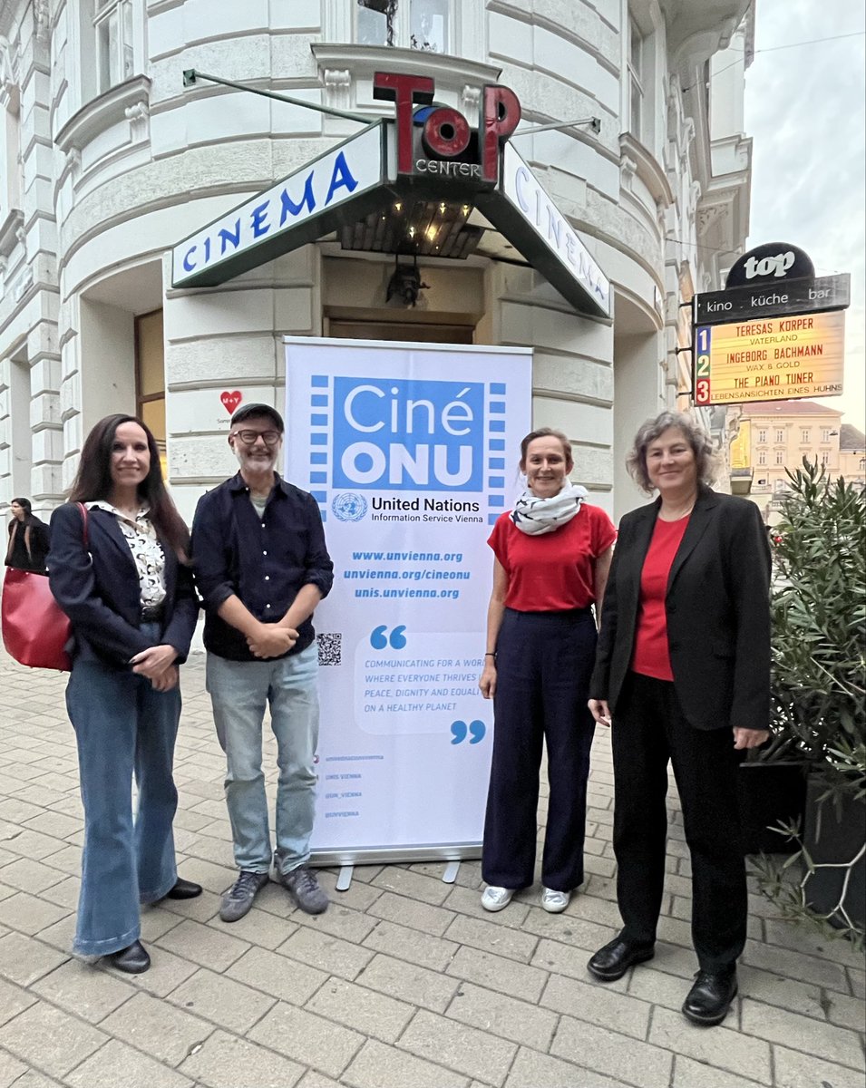 UN_Vienna's tweet photo. Thanks to all who joined tonight's CineONU #Vienna screening of “Name Me Lawand”, together with UNHCR Austria.
A special thank you to our panellists for their views on the importance of a supportive school environment for children with disabilities and refugee backgrounds. https://t.co/QX1EFBB4iL