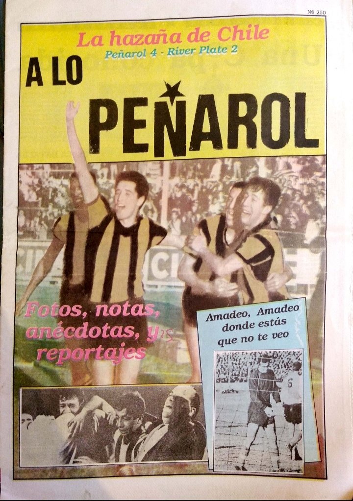 M_Trajtenberg's tweet photo. LOS AÑOS PASAN Y LAS PORTADAS SON SIEMPRE LAS MISMAS!!!

"A LO PEÑAROL" https://t.co/M5WA6umbSN