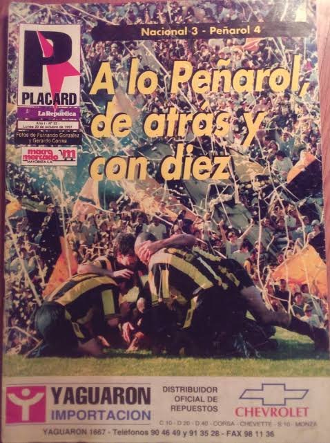 M_Trajtenberg's tweet photo. LOS AÑOS PASAN Y LAS PORTADAS SON SIEMPRE LAS MISMAS!!!

"A LO PEÑAROL" https://t.co/M5WA6umbSN