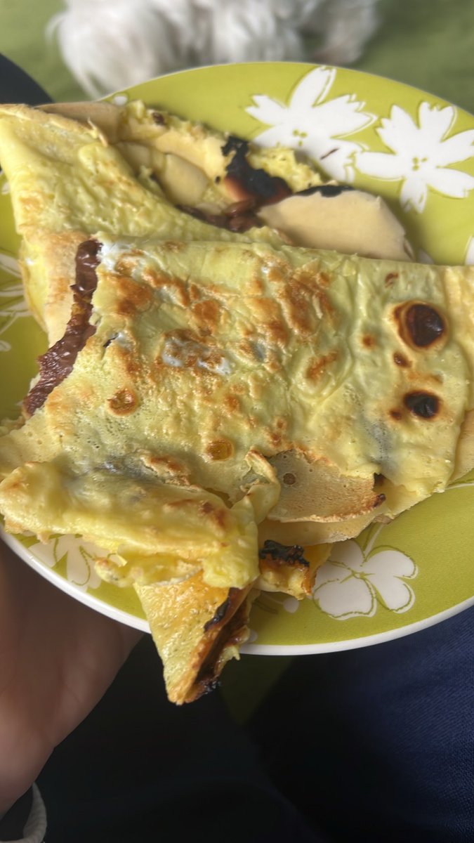 Kiniparanormal's tweet photo. Tá estudando história sendo que eu tenho prova de matemática amanhã, papo de maluco
Enfim, não tinha queijo pra fazer meu troço então eu taquei o fodasse e coloquei chocolate https://t.co/8iRvnQooKG